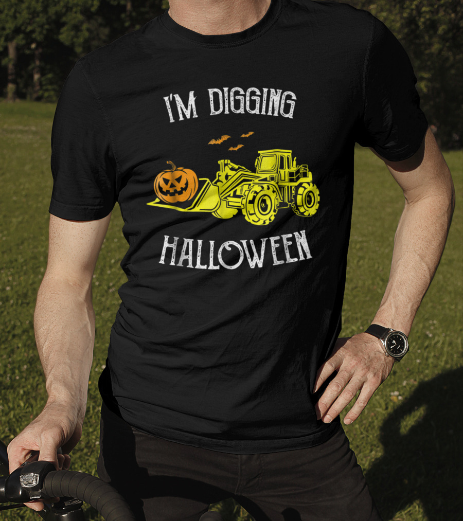 I'm Digging Halloween Best Construction Worker Dad Punny S43 T-Shirt
