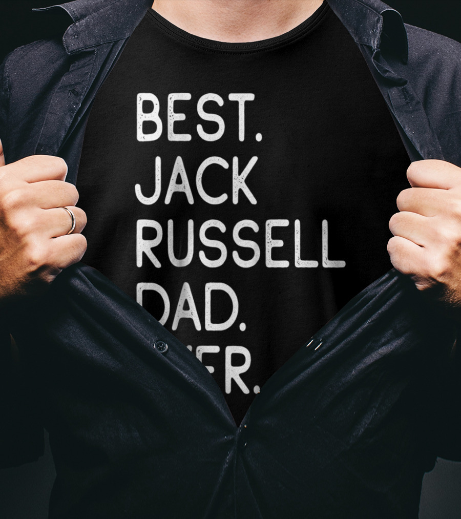 Best Jack Russell Dad Ever Proud Master Lover14 T-Shirt