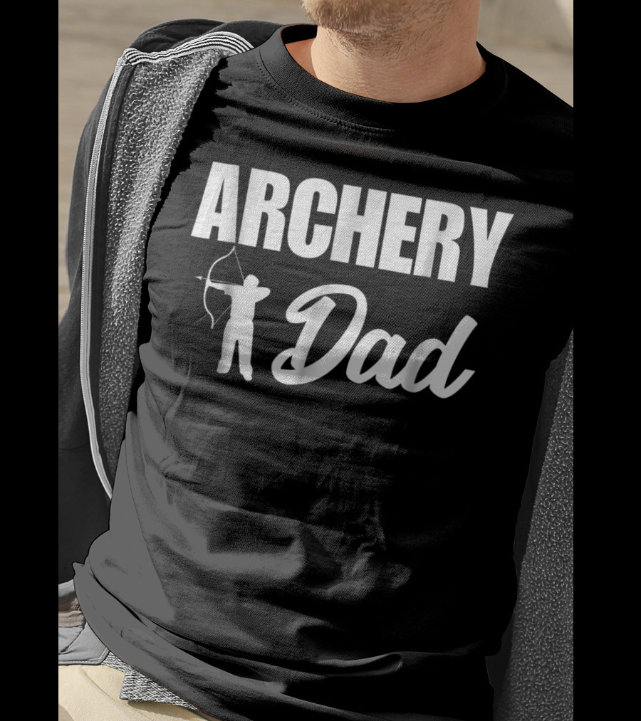 ARCHERY DAD Funny Bowman Archer Novelty T-Shirt