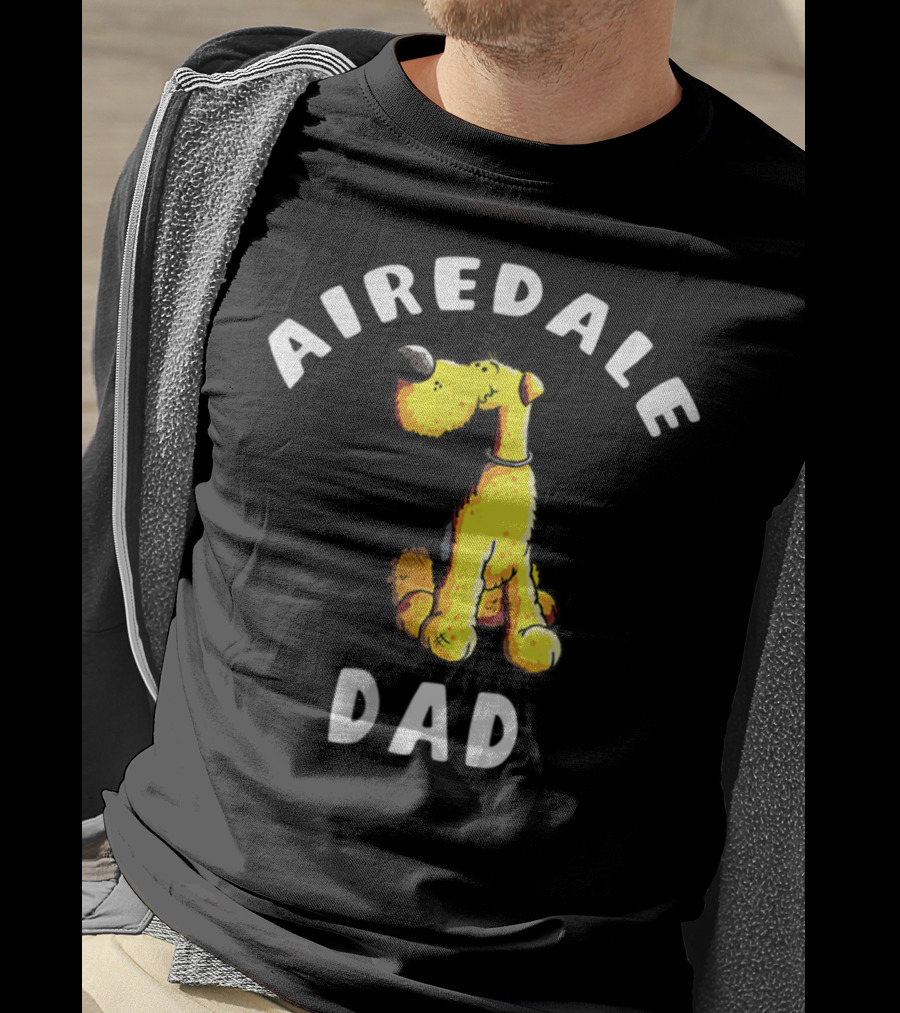 Airedale Terrier Dad T-Shirt