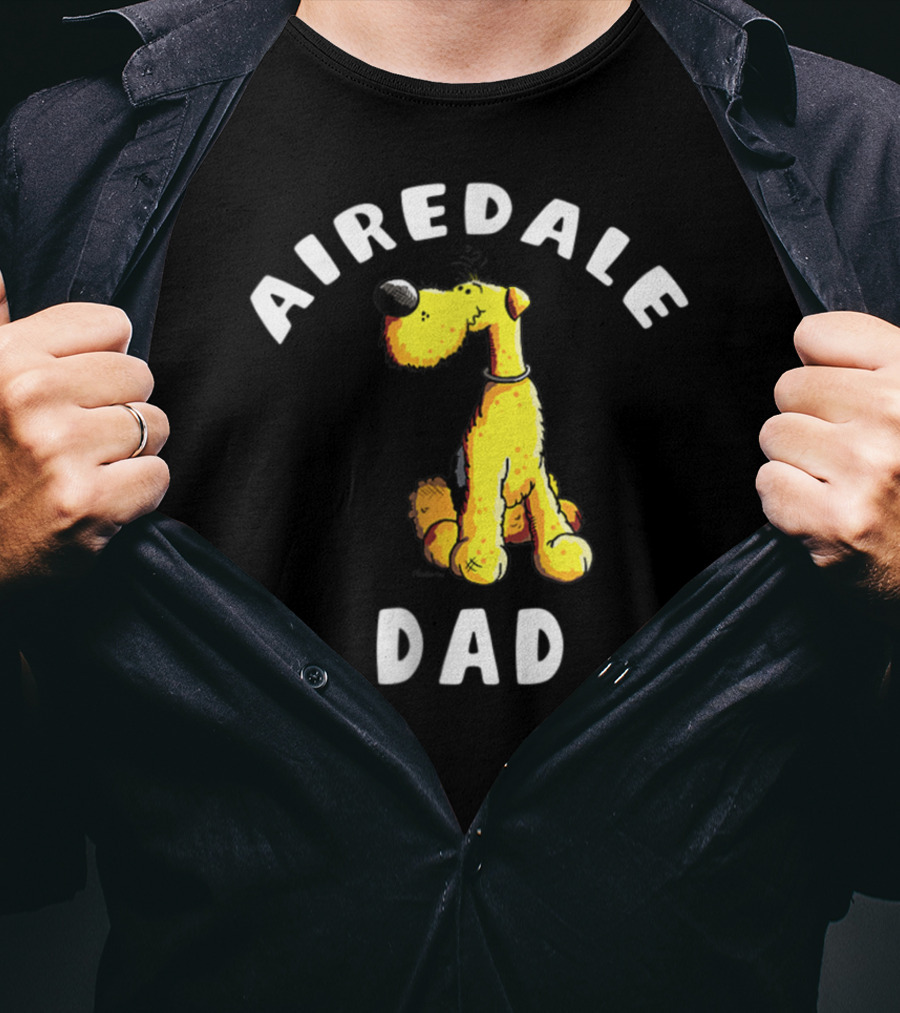 Airedale Terrier Dad T-Shirt