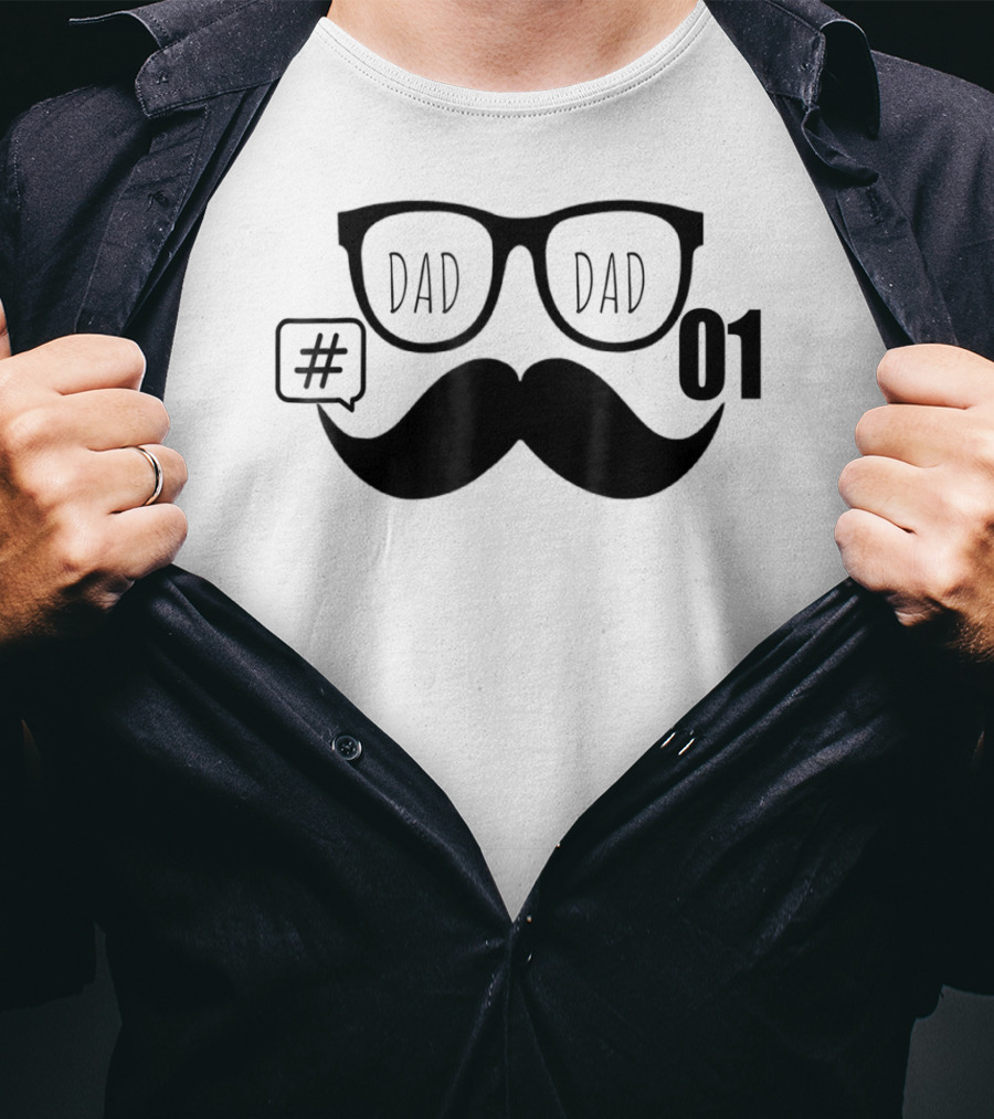 Dad Dad Best Dad No1 Extra Special Awesome66 01 T-Shirt