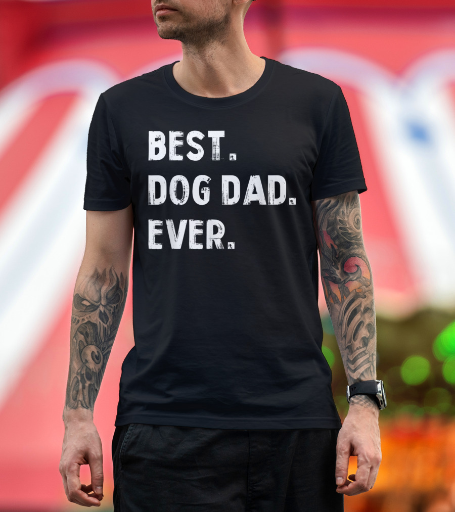 Best Dog Dad Ever Meme Rescue Owner T-Shirt
