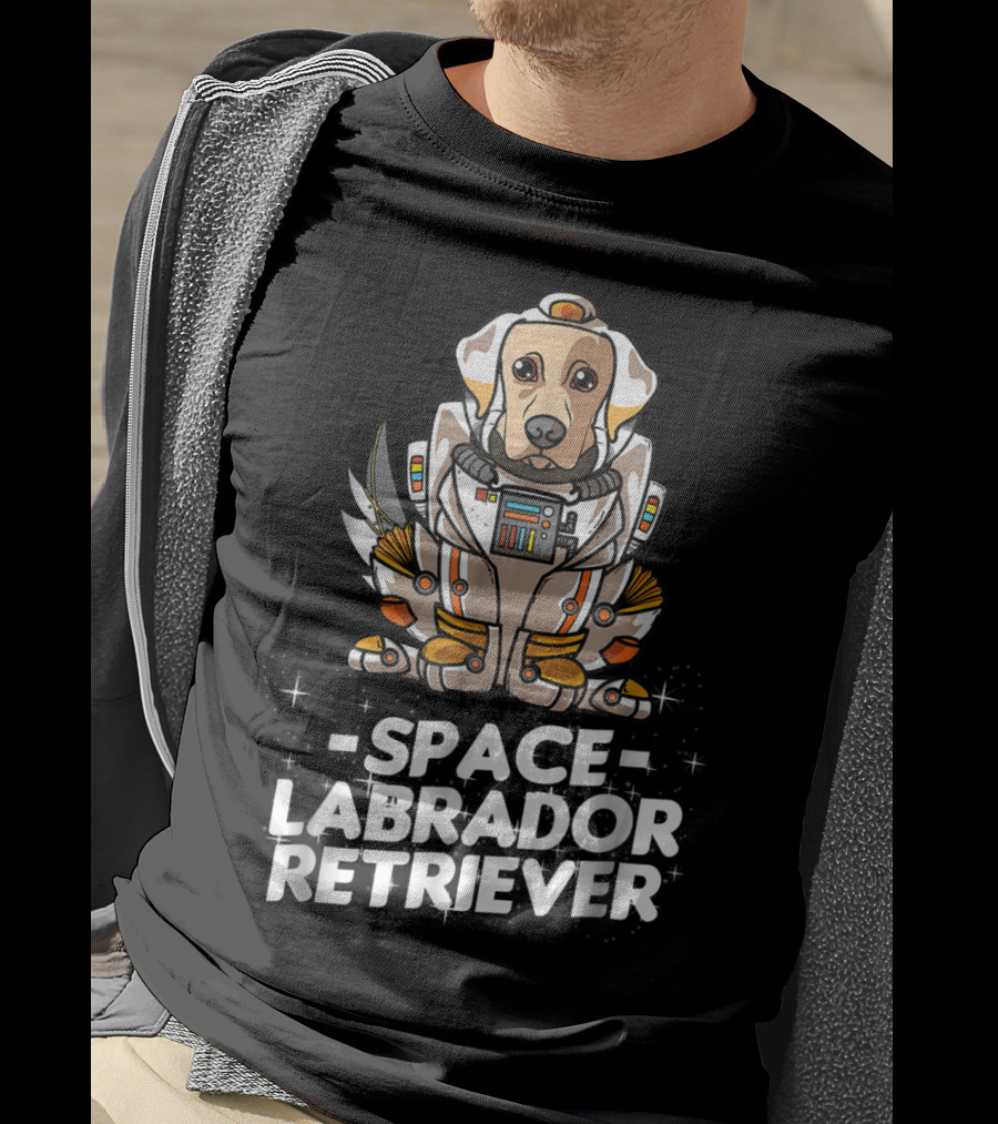Space Labrador Retriever Astronaut Suit Dog36 T-Shirt