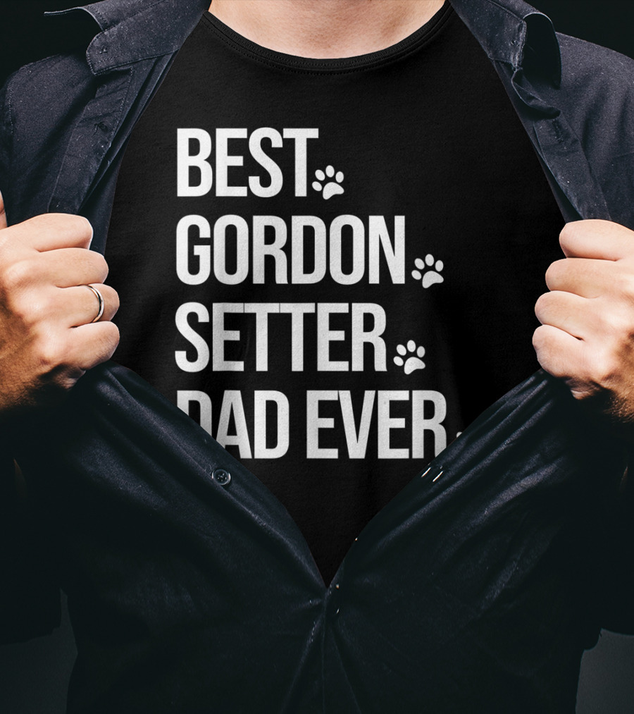 Best Gordon Setter Dad Ever Gordon Setter T-Shirt