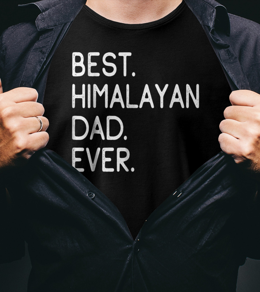 Best Himalayan Dad Ever Proud Owner Kitten Lovers11 T-Shirt