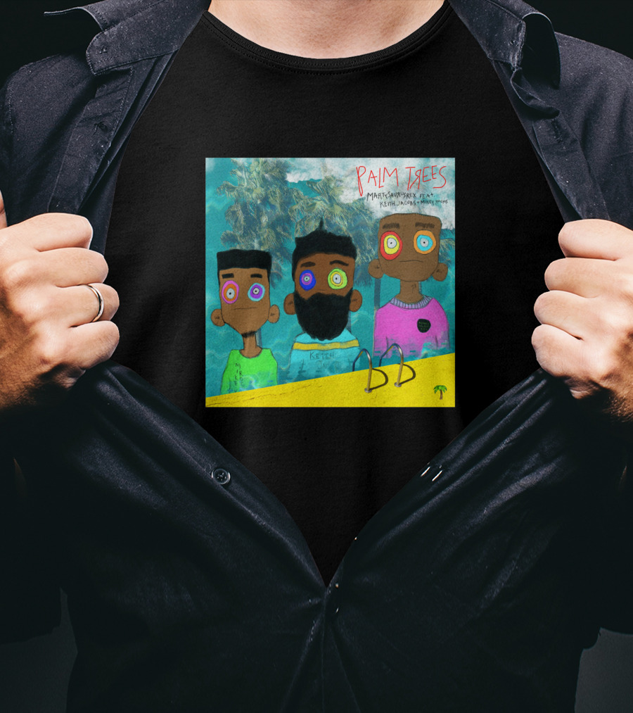 PALM TREES MAIK WATTS X 943 CATYTHIN KYLE X JAMAL X KEITH X NYE BEVERLY HILLS 1023483 T-Shirt