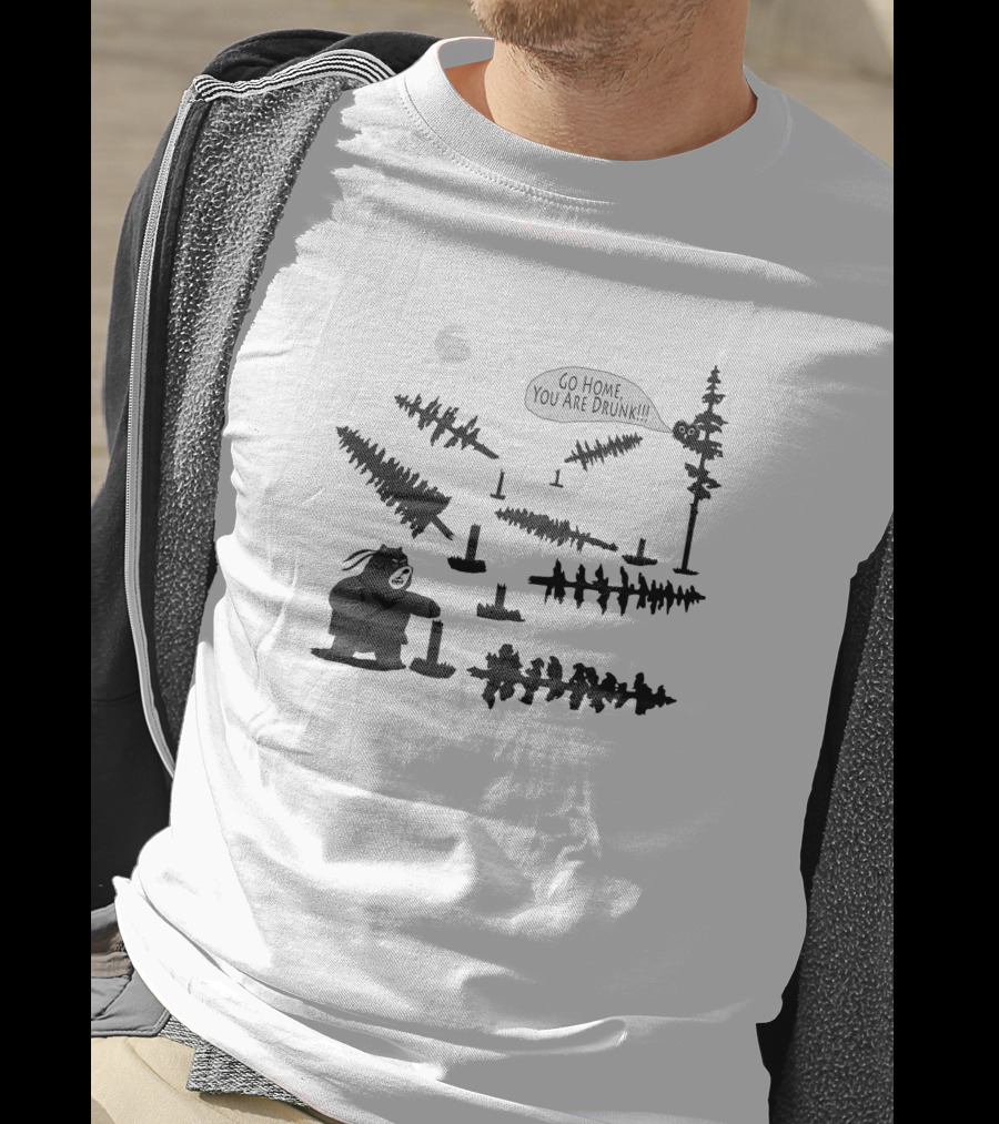 Bad Bear Samurai Go Home You Are Drunk 1716951 T-Shirt