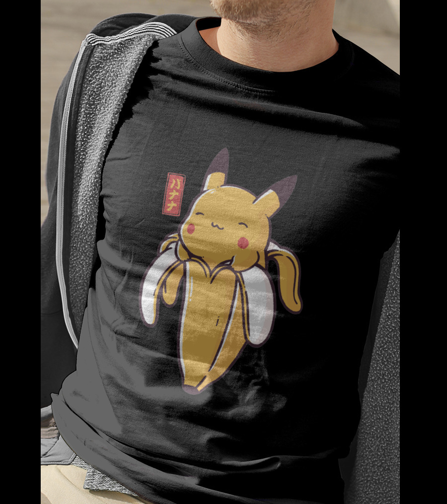 Bananachu Cute Pikachu Banana Fusion T-Shirt