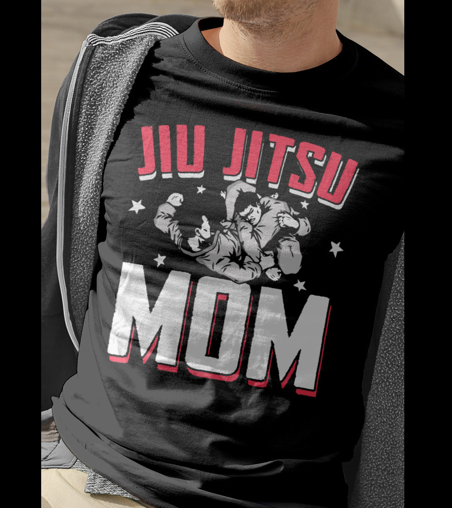 Jiu Jitsu Mom Stars Martial Arts Player T-Shirt