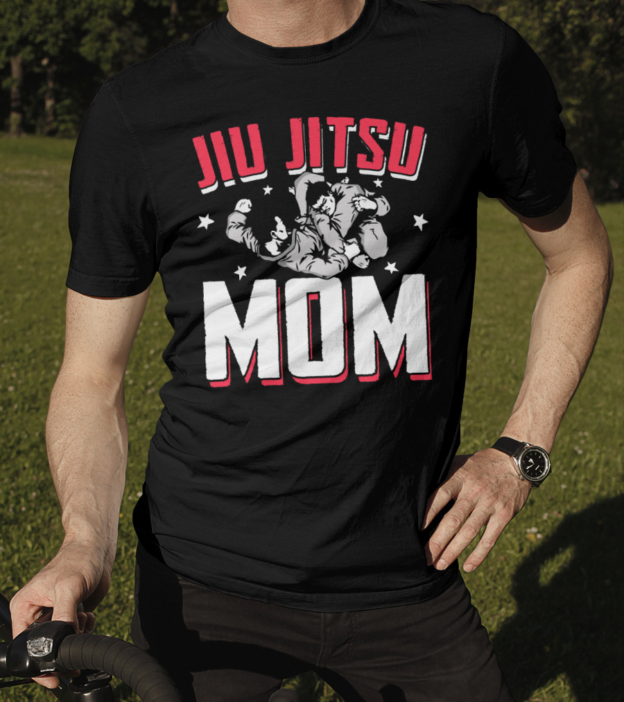 Jiu Jitsu Mom Stars Martial Arts Player T-Shirt