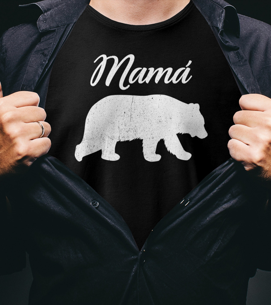 Mamá Bear Latin Mexican Mom Spanish Mama Bear T-Shirt