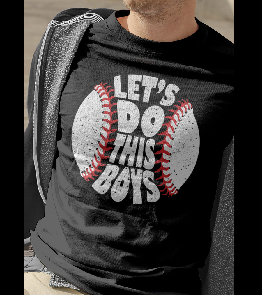 Let's Do This Boys Baseball Spirit T-Shirt