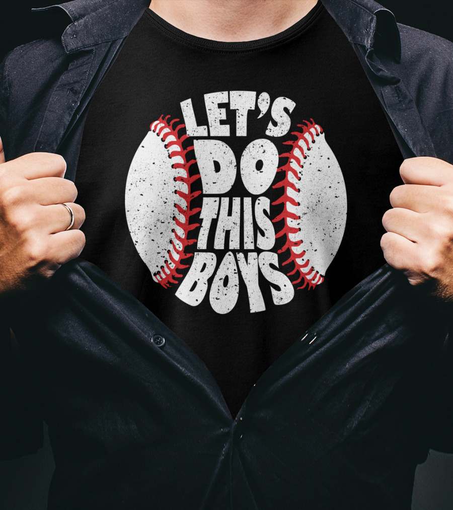 Let's Do This Boys Baseball Spirit T-Shirt