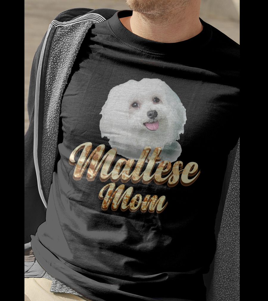 Maltese Mom Dog Lover Mother's Day Gift T-Shirt