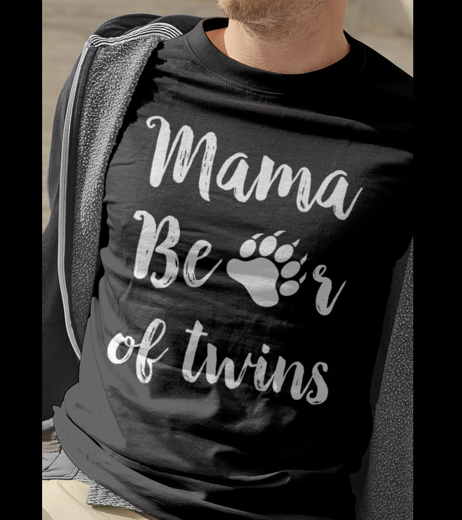 Mama Bear Of Twins T-Shirt