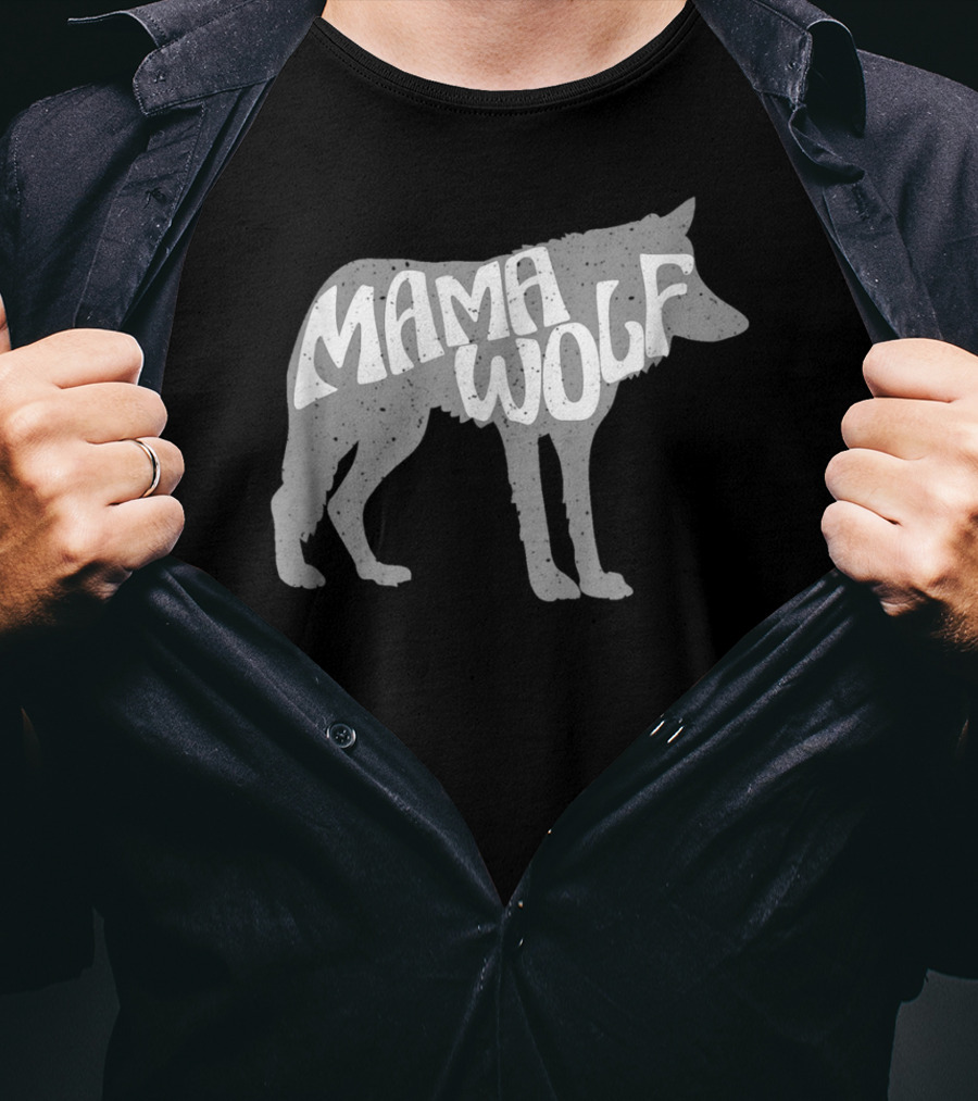 Mama Wolf Wolf T-Shirt