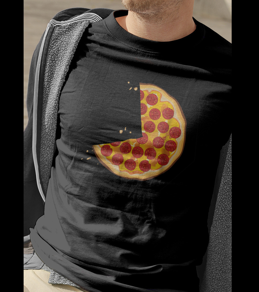 Matching Pizza Slice With 2 Kids Babies Twins Funny81 T-Shirt