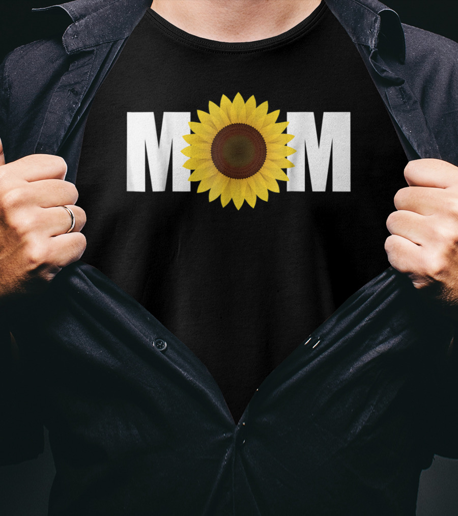 MOM Sunflower Floral T-Shirt