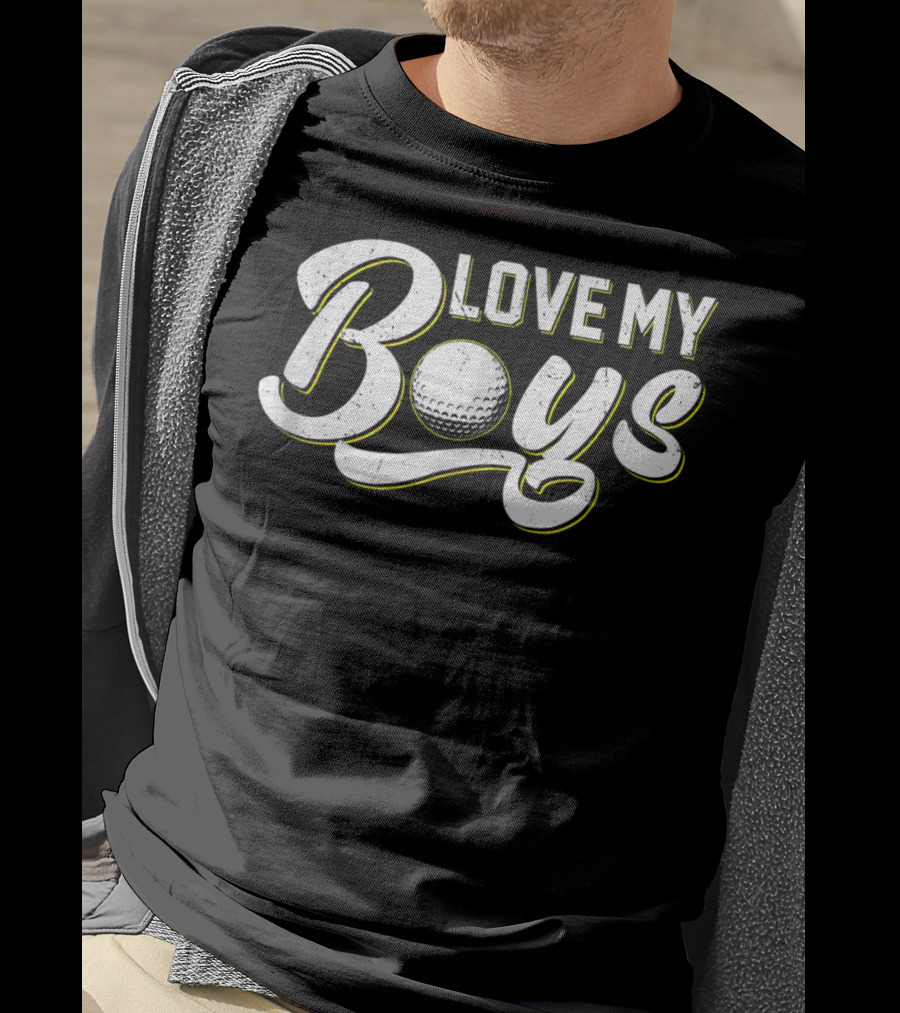 Love My Boys Golf T-Shirt