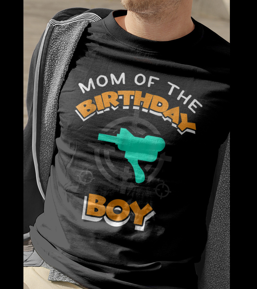 Mom Of The Birthday Boy Paintball Party Mother42 T-Shirt