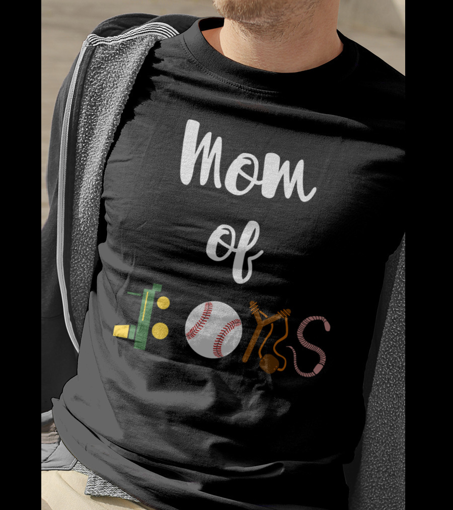 Mom Of Boys Sports T-Shirt