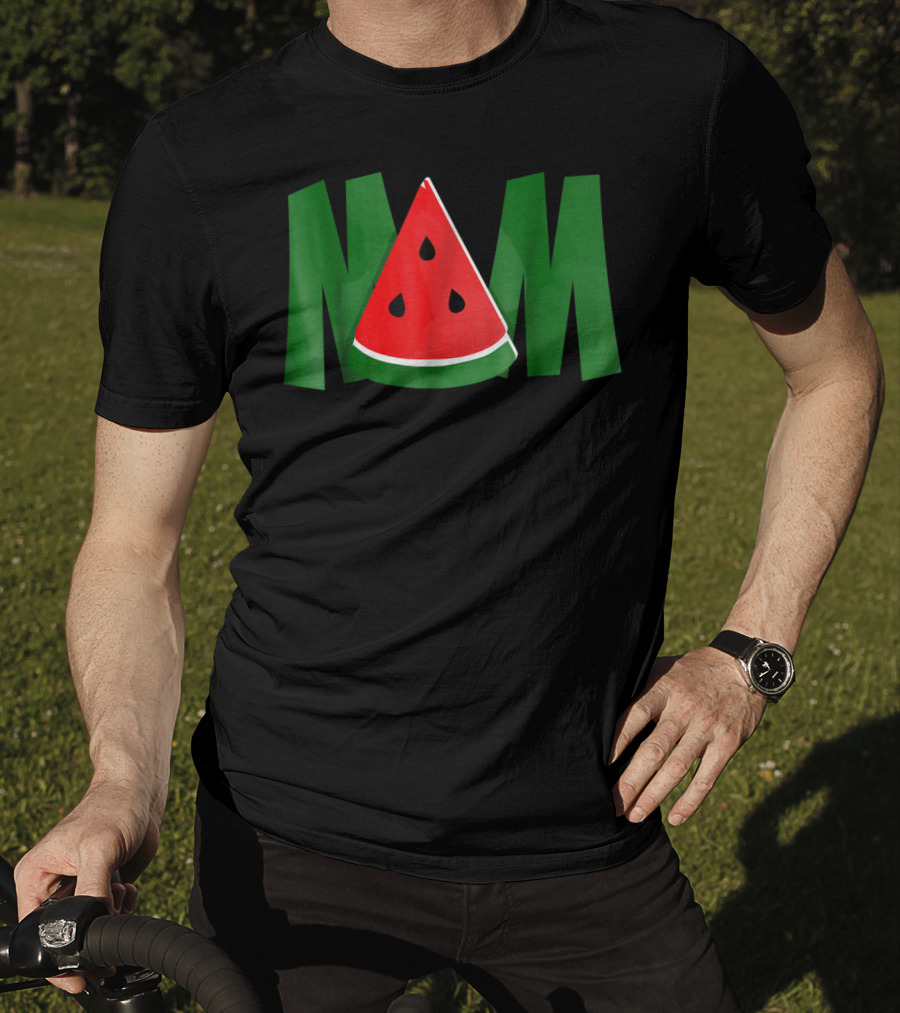 MOM Watermelon Slice Fun T-Shirt