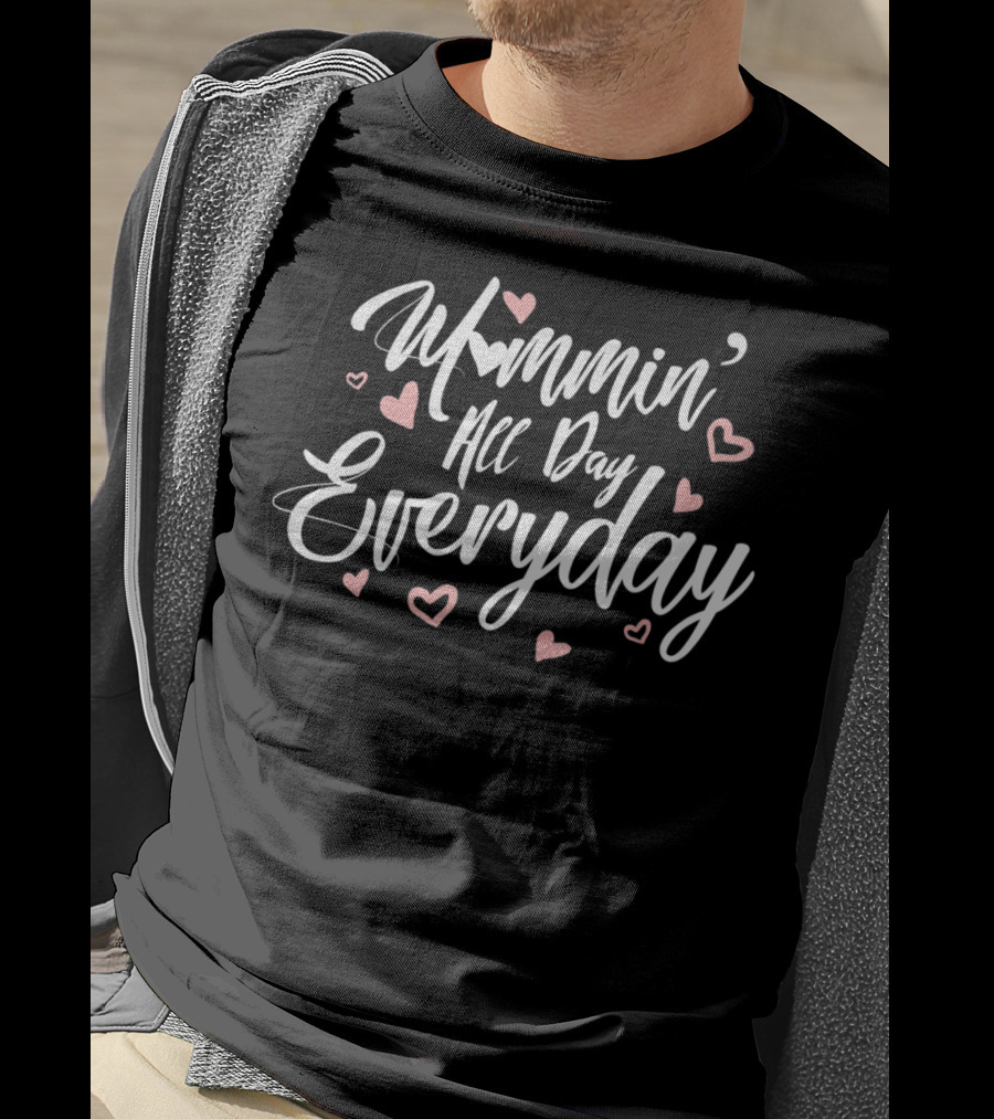 Mommin All Day Everyday Cute Mom Hearts Mother's Love S93 T-Shirt