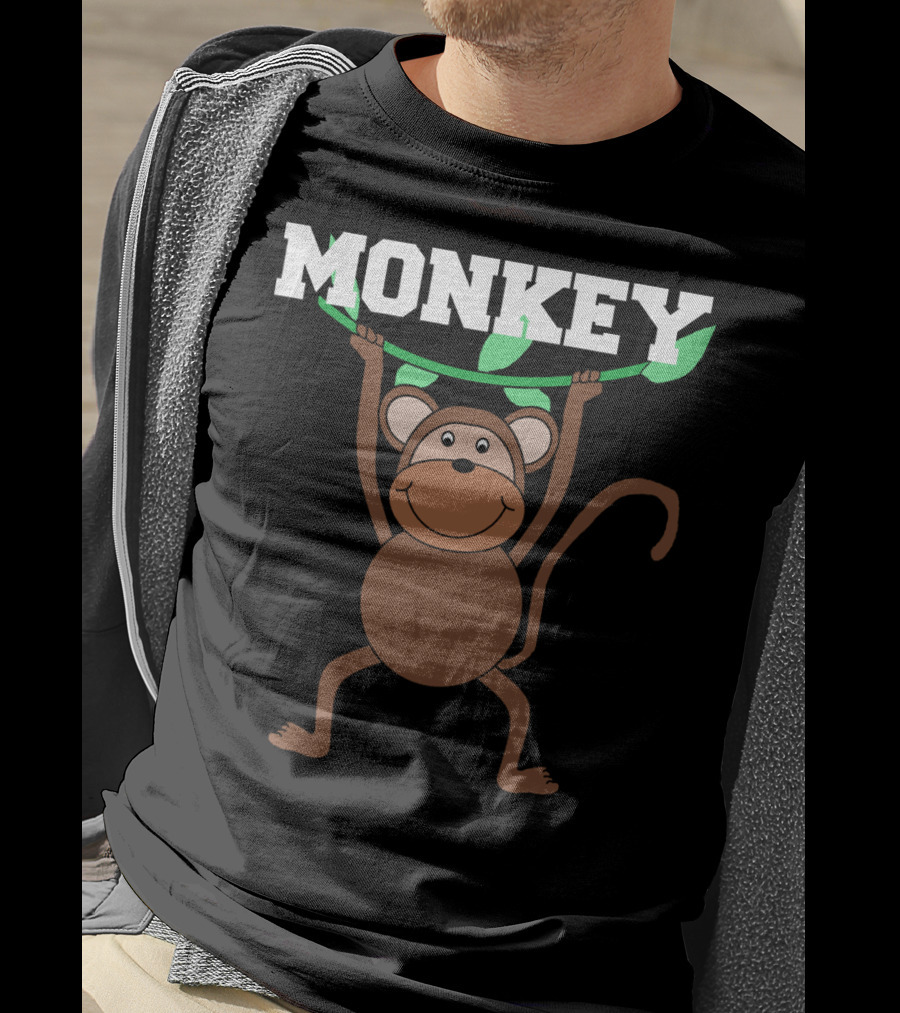 Monkey Circus Birthday Matching For Mom Son Daughter T-Shirt