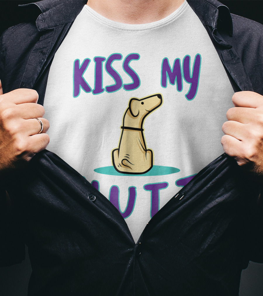 Kiss My Mutt Mutt Mom Cool National Mutt Day Dog T-Shirt