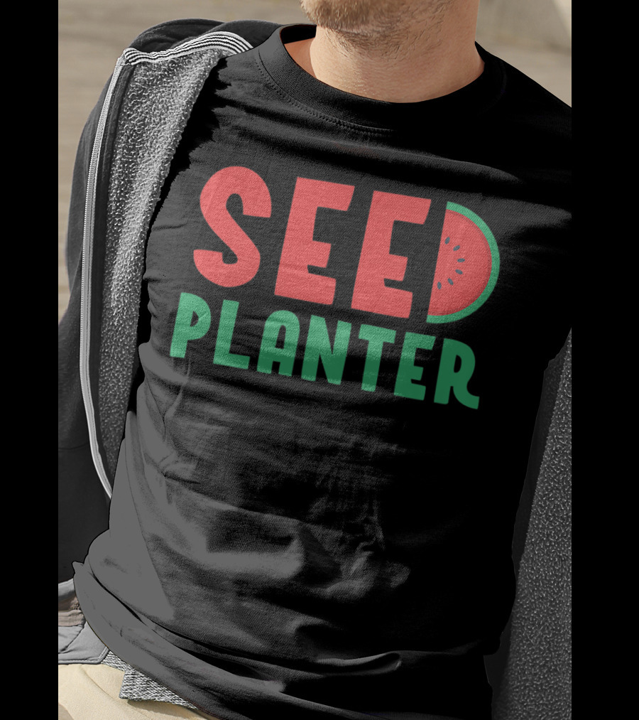 Seed Planter New Mom Pregnancy Watermelon Theme For Women 11 T-Shirt