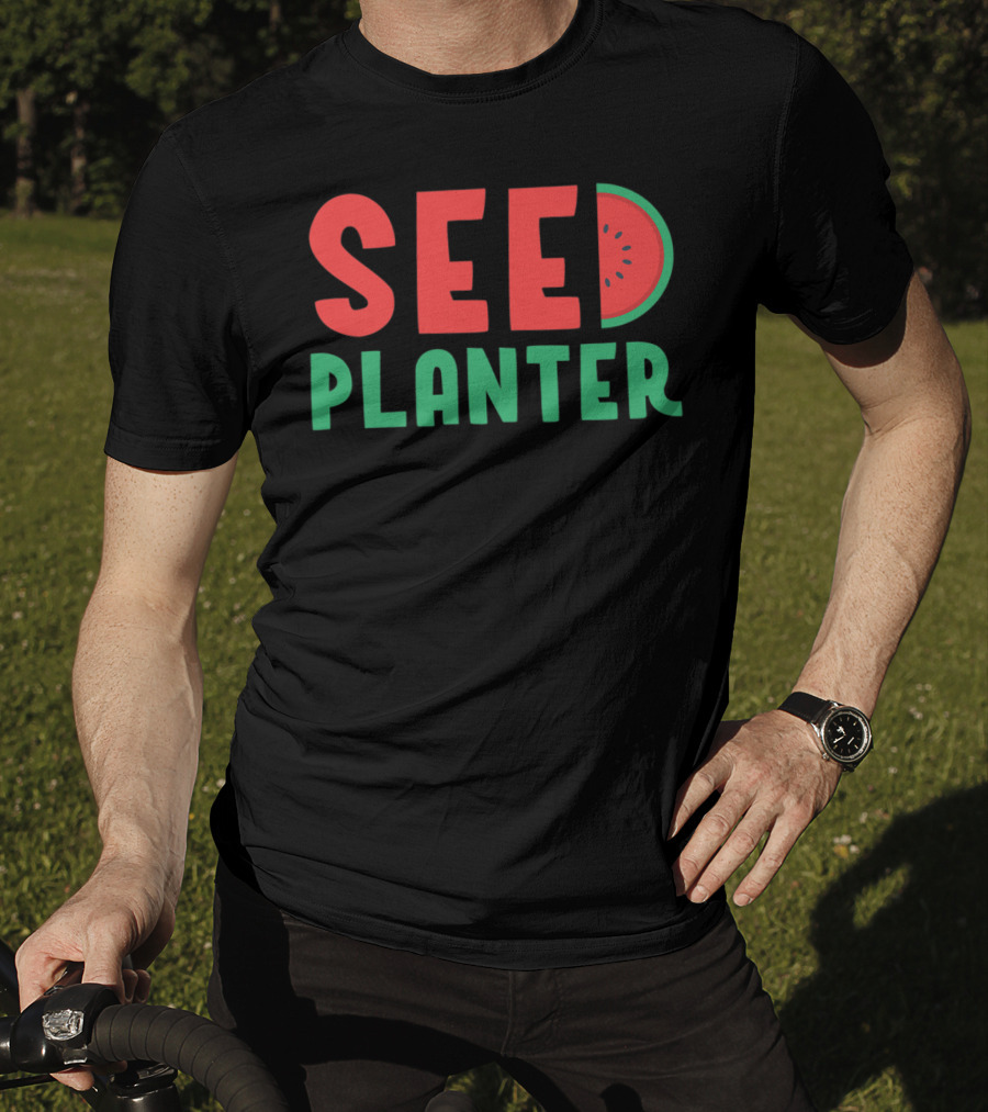 Seed Planter New Mom Pregnancy Watermelon Theme For Women 11 T-Shirt