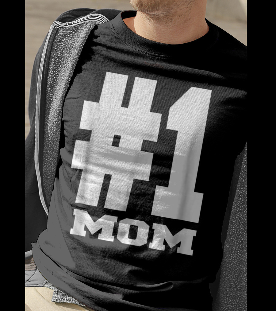 1 Mom Tees Number One Mom Fancy S68 T-Shirt