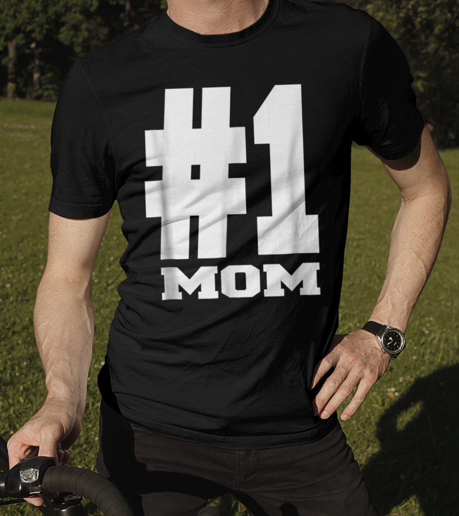 1 Mom Tees Number One Mom Fancy S68 T-Shirt
