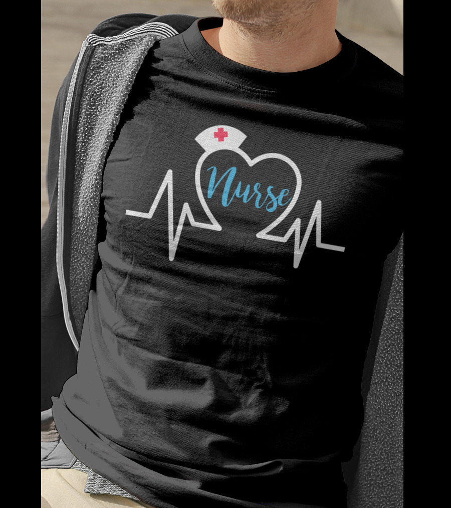 Nurse Heartbeat Appreciation Week Wife T-Shirt