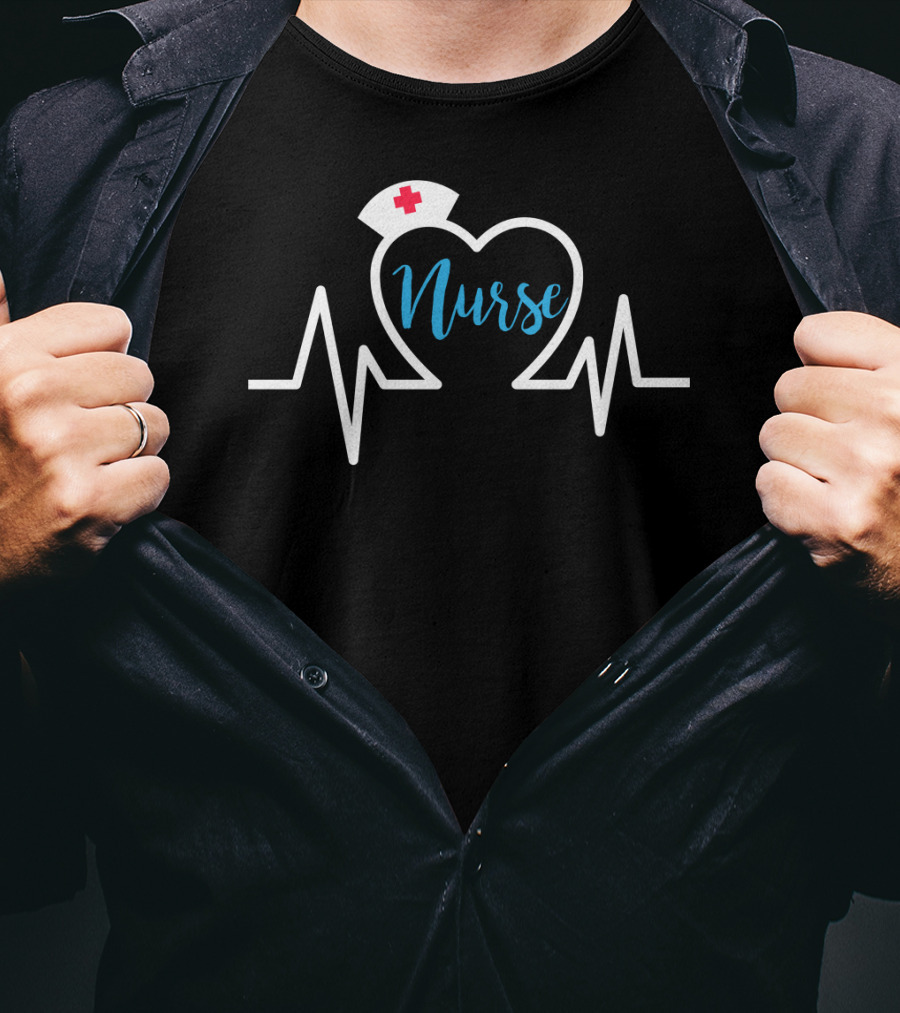 Nurse Heartbeat Appreciation Week Wife T-Shirt