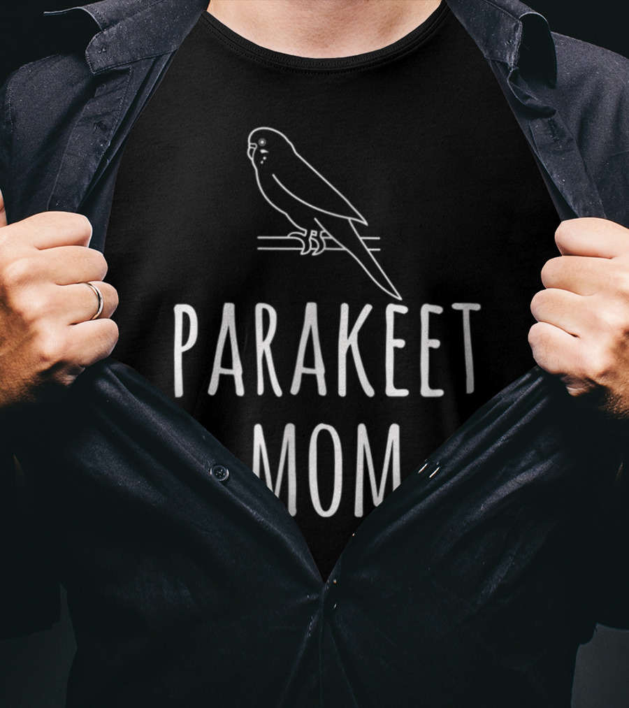 Parakeet Mom Budgie Lover Woman Tee42 T-Shirt