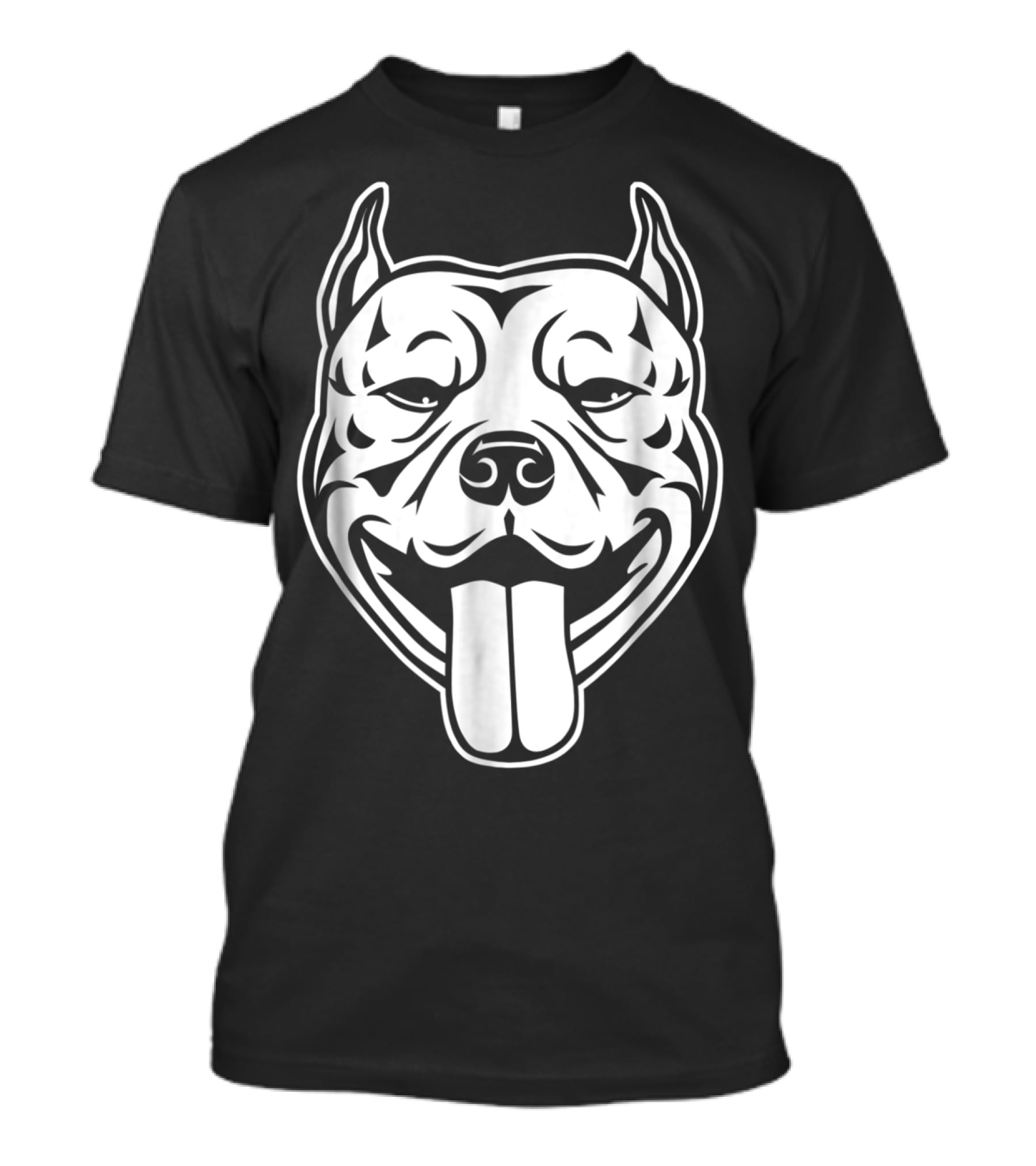 Pitbull Terrier Head For Pittie Moms Dads Kids43 T-Shirt