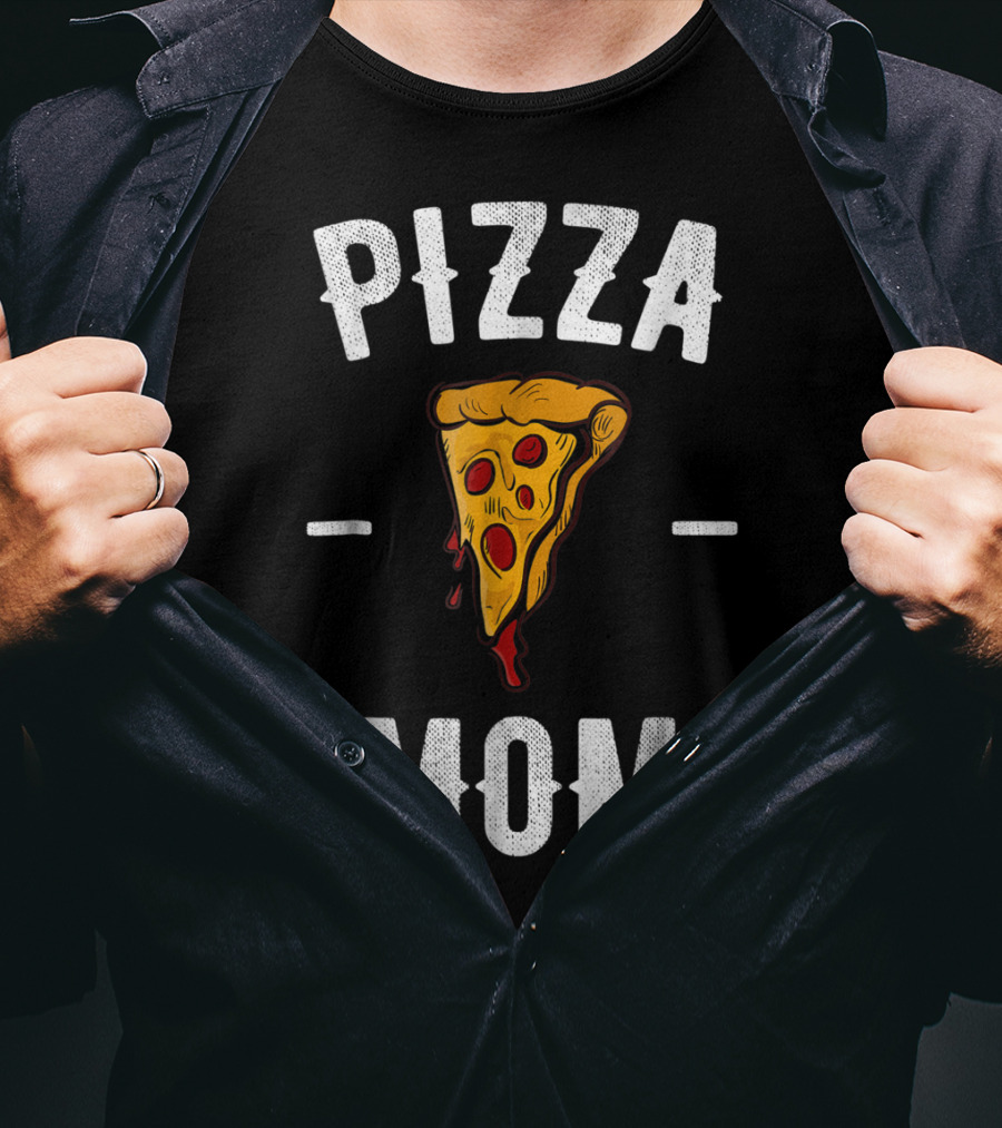 Pizza Mom Pizza Lover Pizza Slice T-Shirt