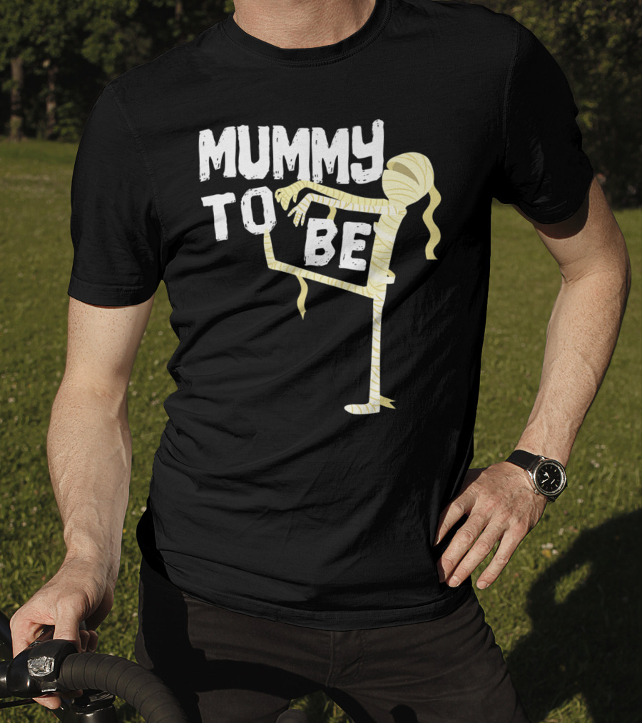 Mummy To Be Pregnancy Halloween First Time Mom Reveal Baby Shower60 T-Shirt