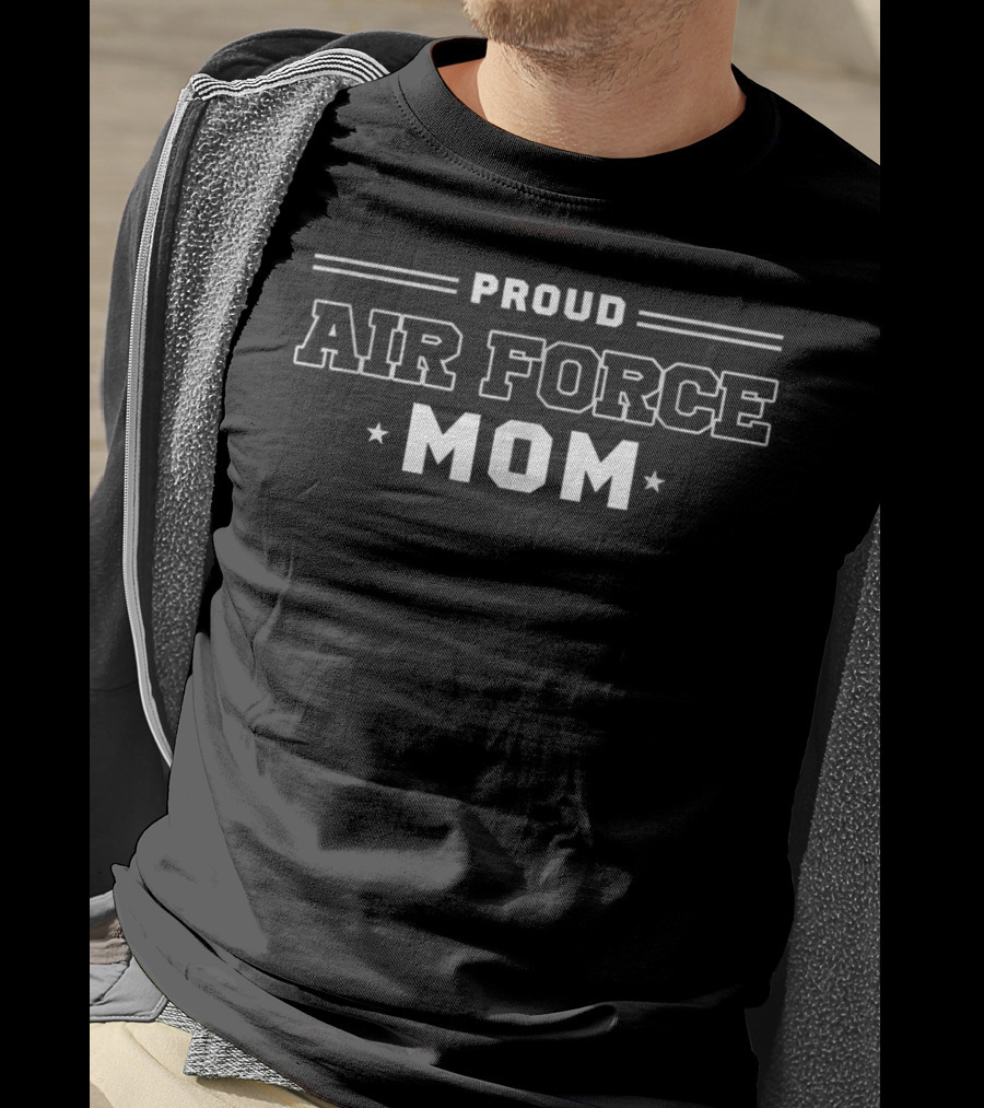 Proud Air Force Mom Military Pride T-Shirt
