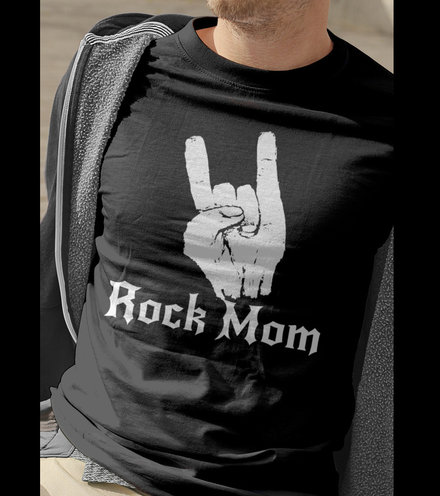 Rock Mom Hand Horns Rock N Roll T-Shirt