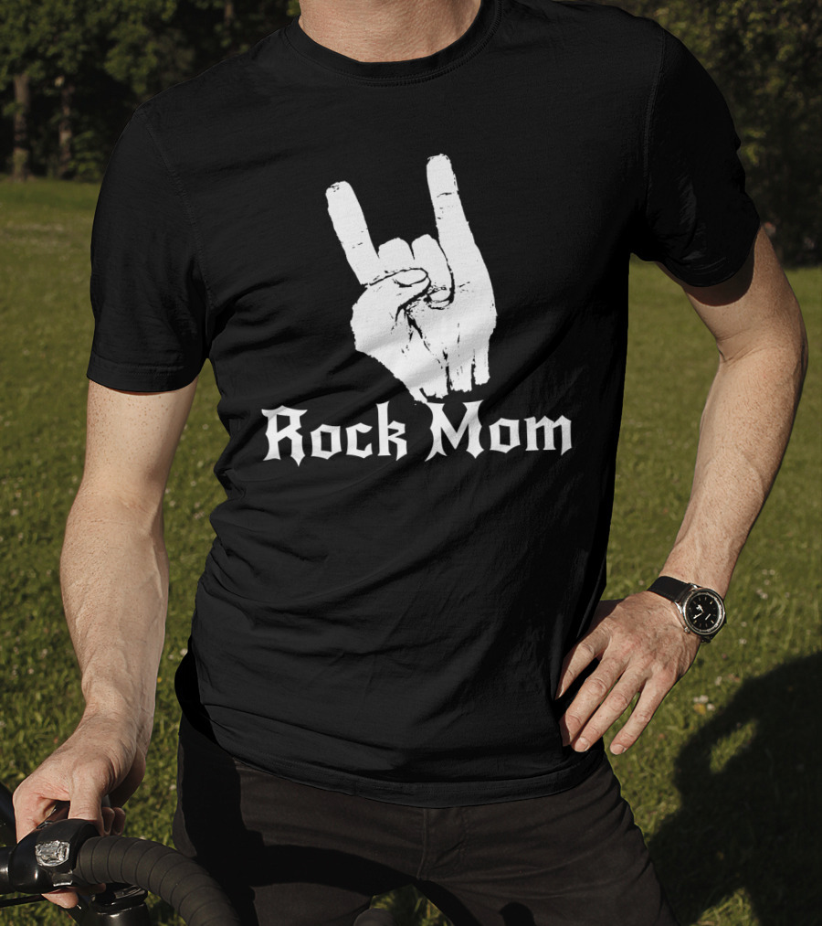 Rock Mom Hand Horns Rock N Roll T-Shirt