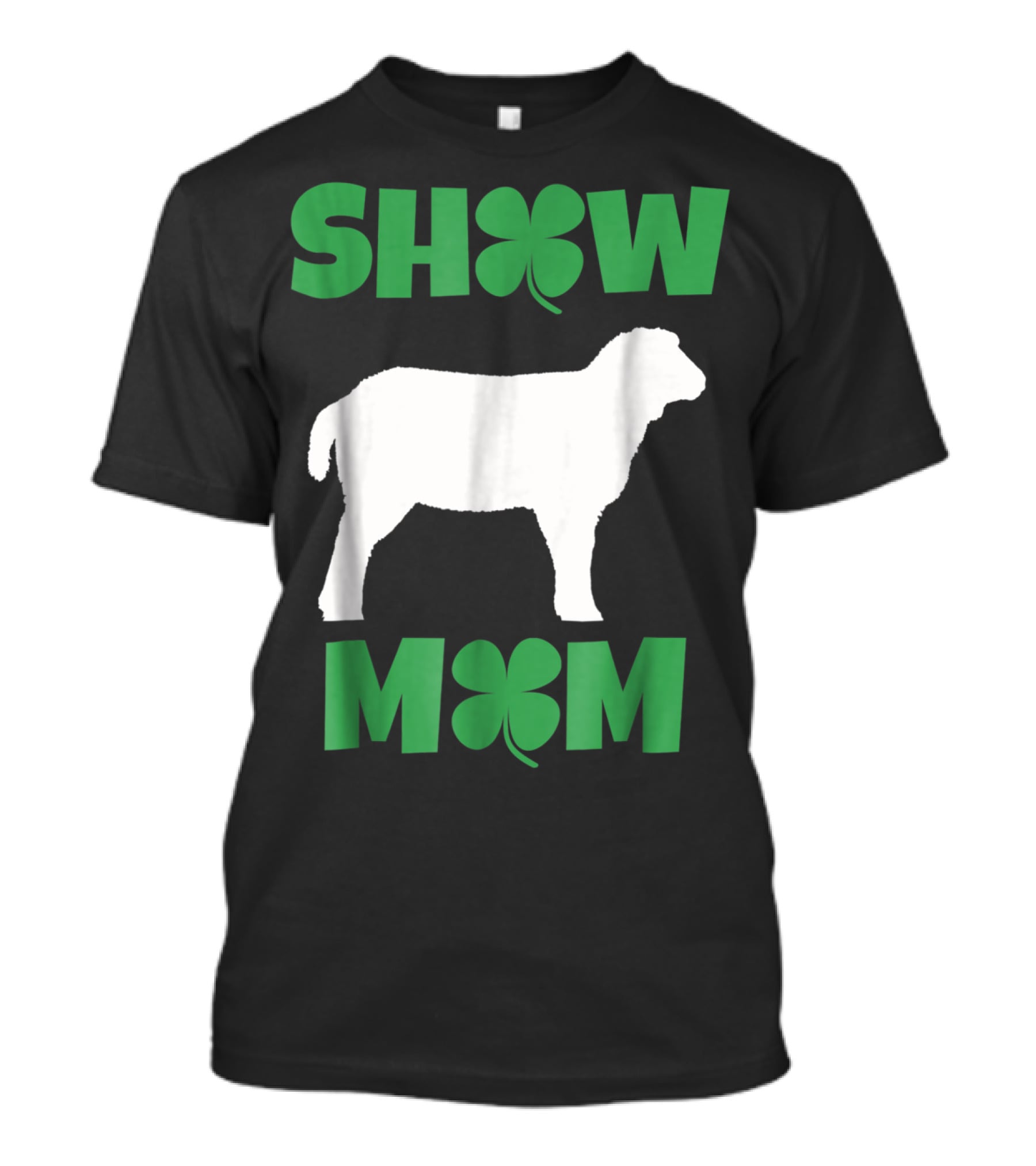 SHOW MOM Shamrock Sheep T-Shirt
