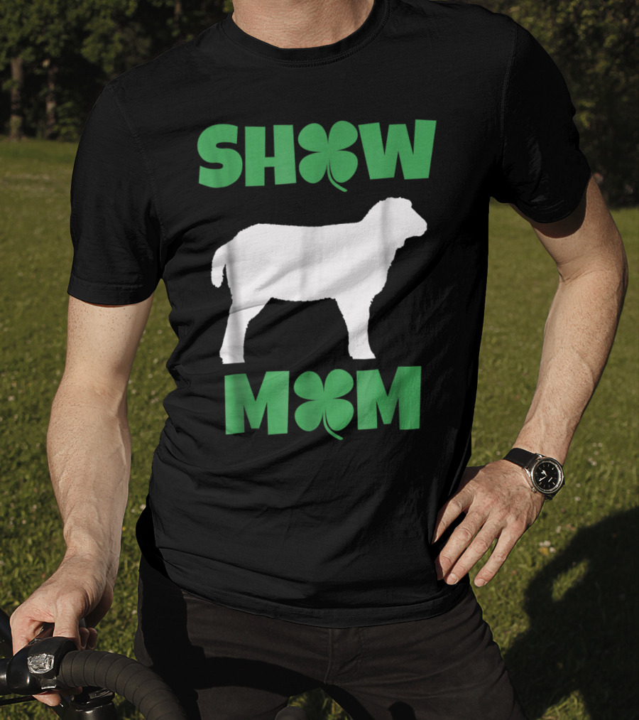 SHOW MOM Shamrock Sheep T-Shirt