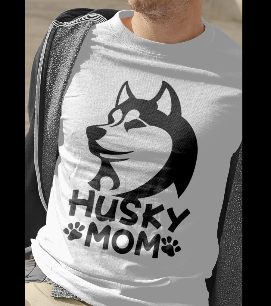 Husky Mom Siberian Husky Lovers I Love My Husky T-Shirt