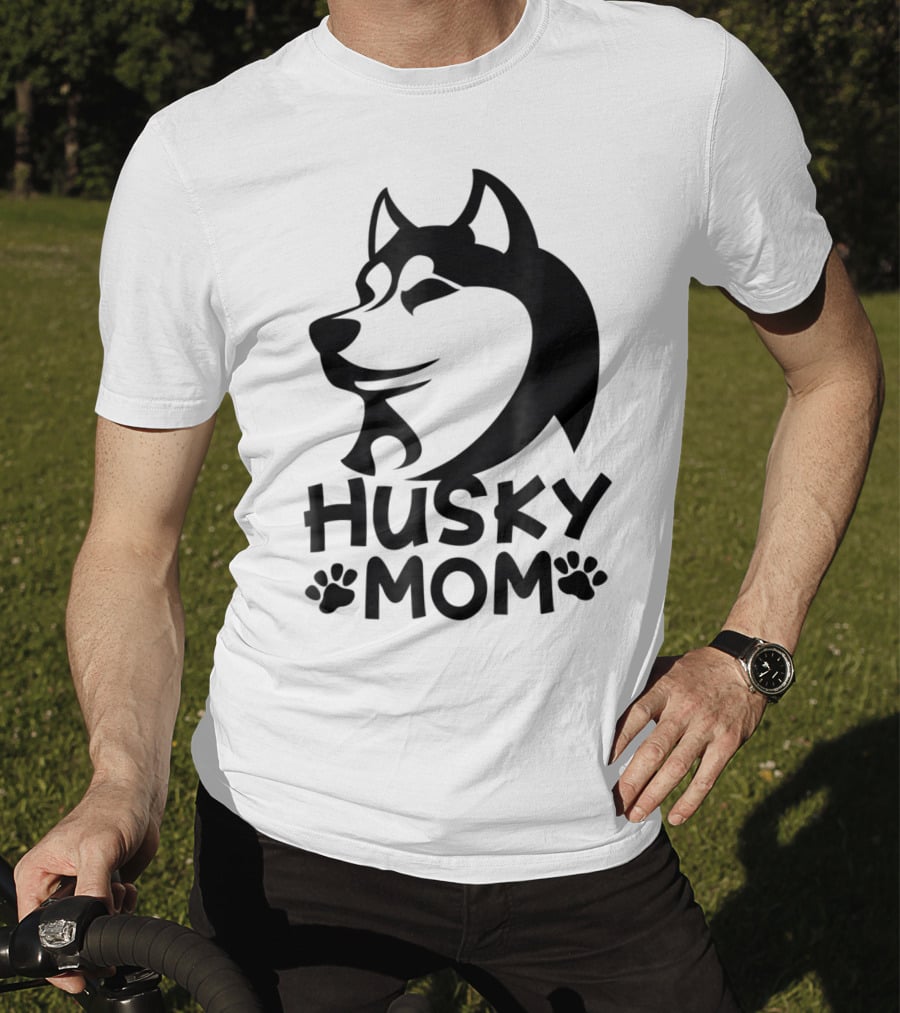 Husky Mom Siberian Husky Lovers I Love My Husky T-Shirt