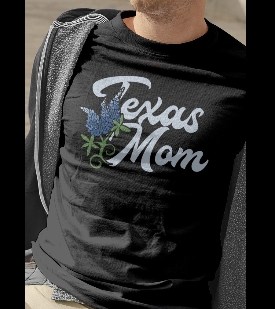 Texas Mom Texan Pride Texas Bluebonnets Texas59 T-Shirt