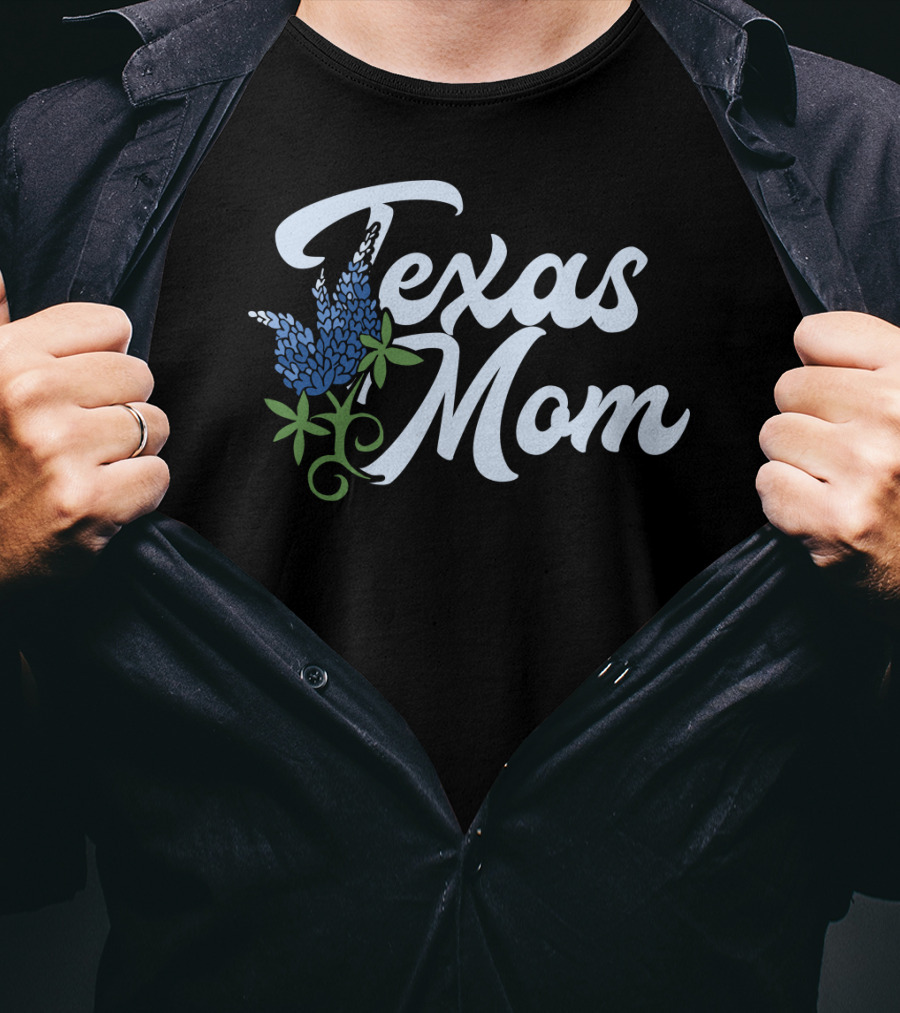 Texas Mom Texan Pride Texas Bluebonnets Texas59 T-Shirt