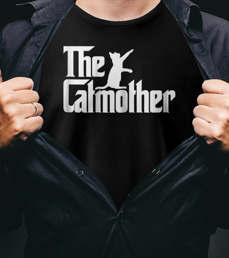 The Catmother Mother Of Cats Funny Cat Mom91 Game Of Thrones Spoof With Cat T-Shirt